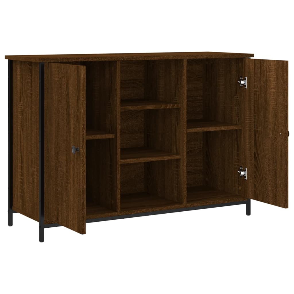 Buffet chêne marron 100x35x70 cm bois d'ingénierie Buffets & bahuts vidaXL   