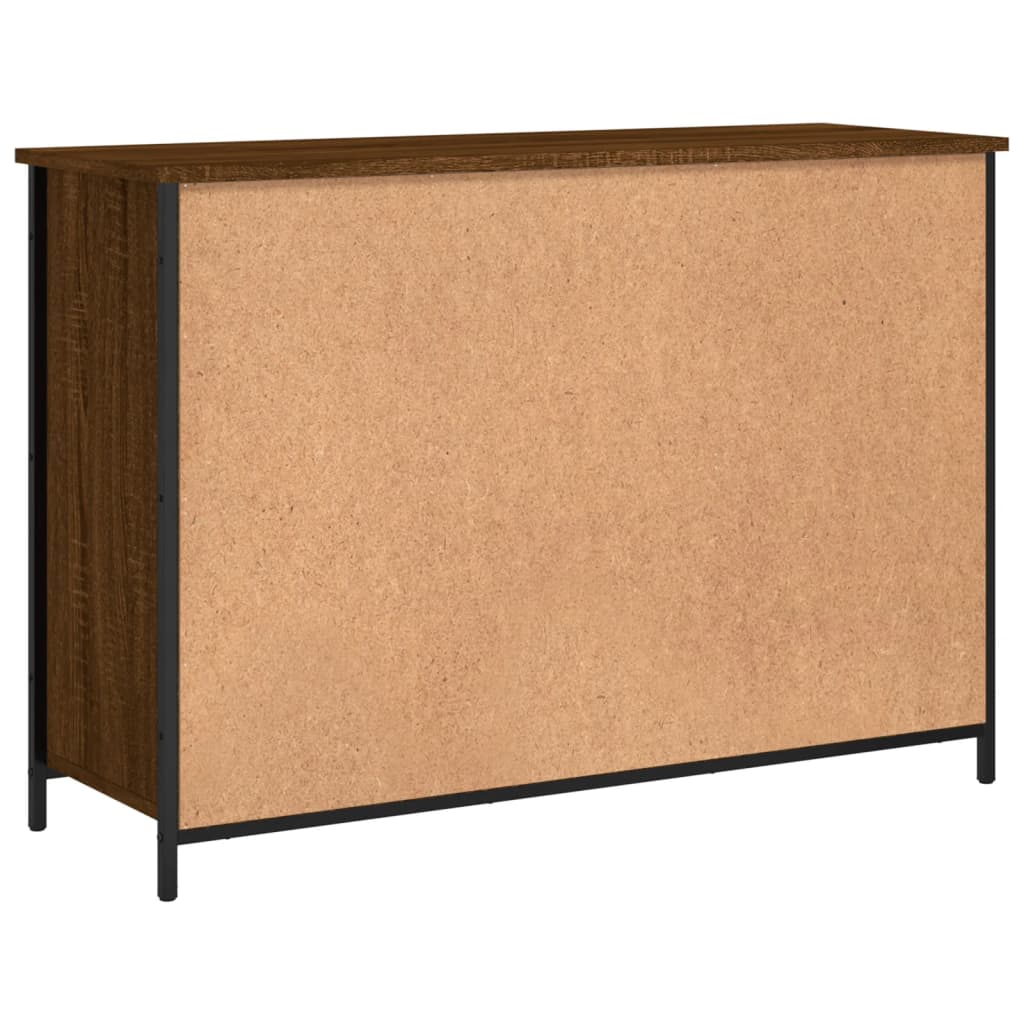 Buffet chêne marron 100x35x70 cm bois d'ingénierie Buffets & bahuts vidaXL   