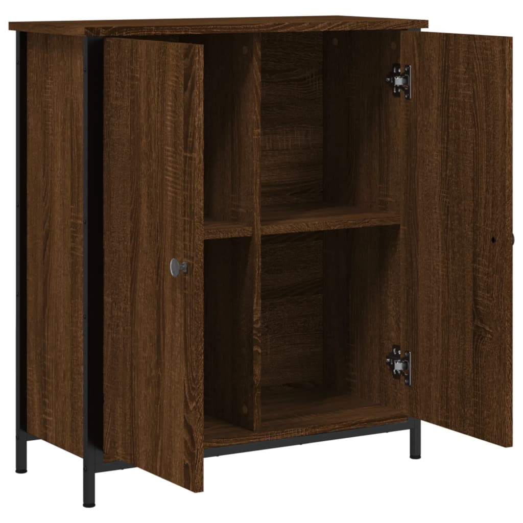 Buffet chêne marron 70x30x80 cm bois d'ingénierie Buffets & bahuts vidaXL   