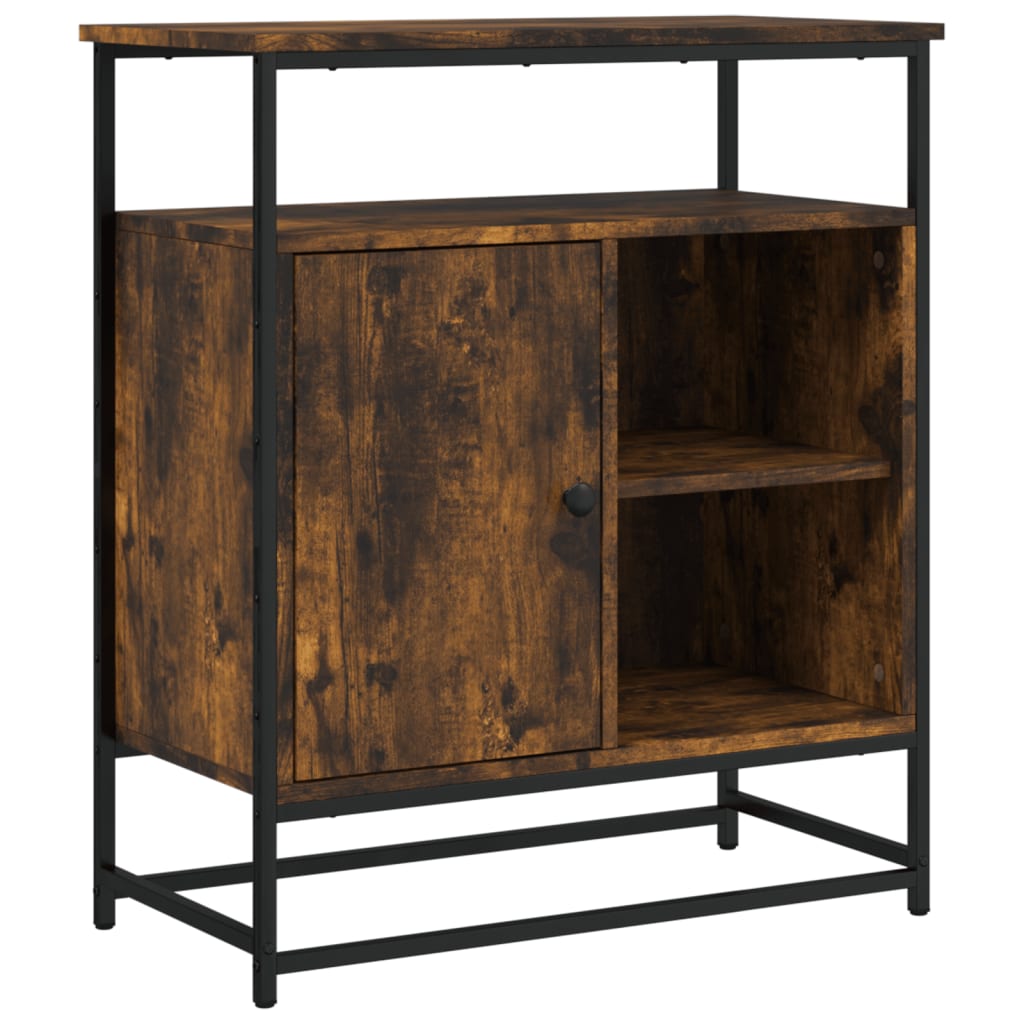 Buffet chêne fumé 69x35x80 cm bois d'ingénierie Buffets & bahuts vidaXL   