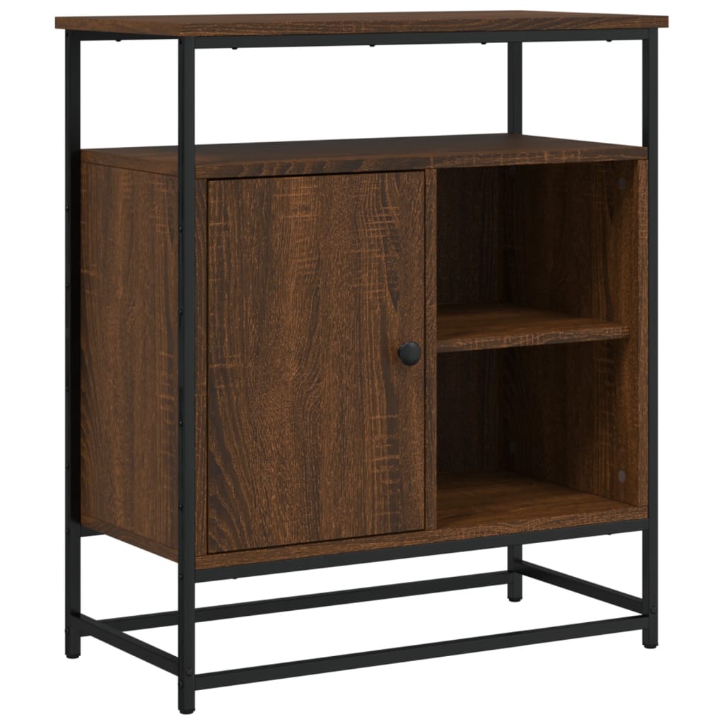 Buffet chêne marron 69x35x80 cm bois d'ingénierie Buffets & bahuts vidaXL   