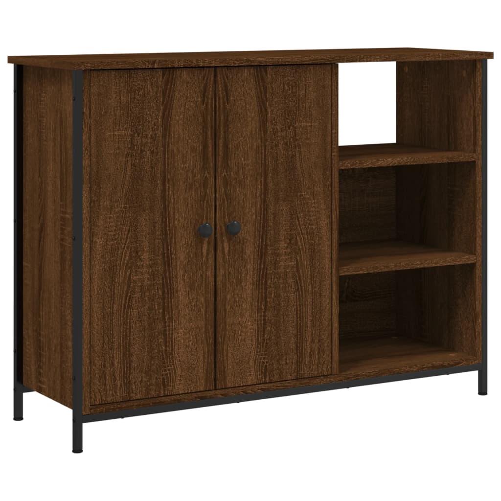 Buffet chêne marron 100x33x75 cm bois d'ingénierie Buffets & bahuts vidaXL   