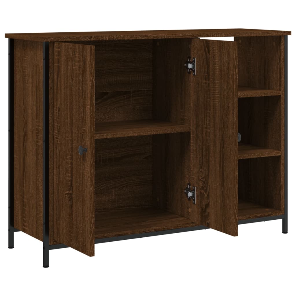 Buffet chêne marron 100x33x75 cm bois d'ingénierie Buffets & bahuts vidaXL   