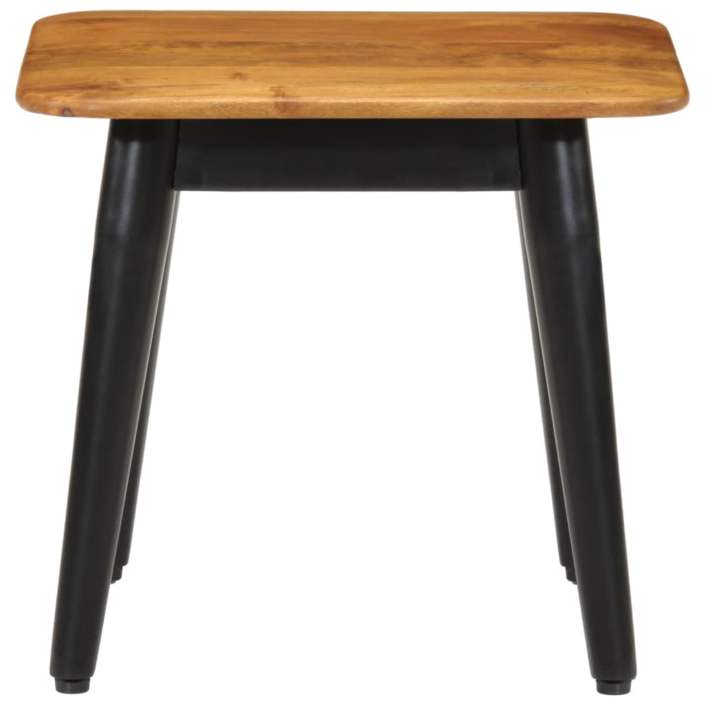 Table basse 45x45x40 cm bois de manguier solide et fer Tables basses vidaXL   