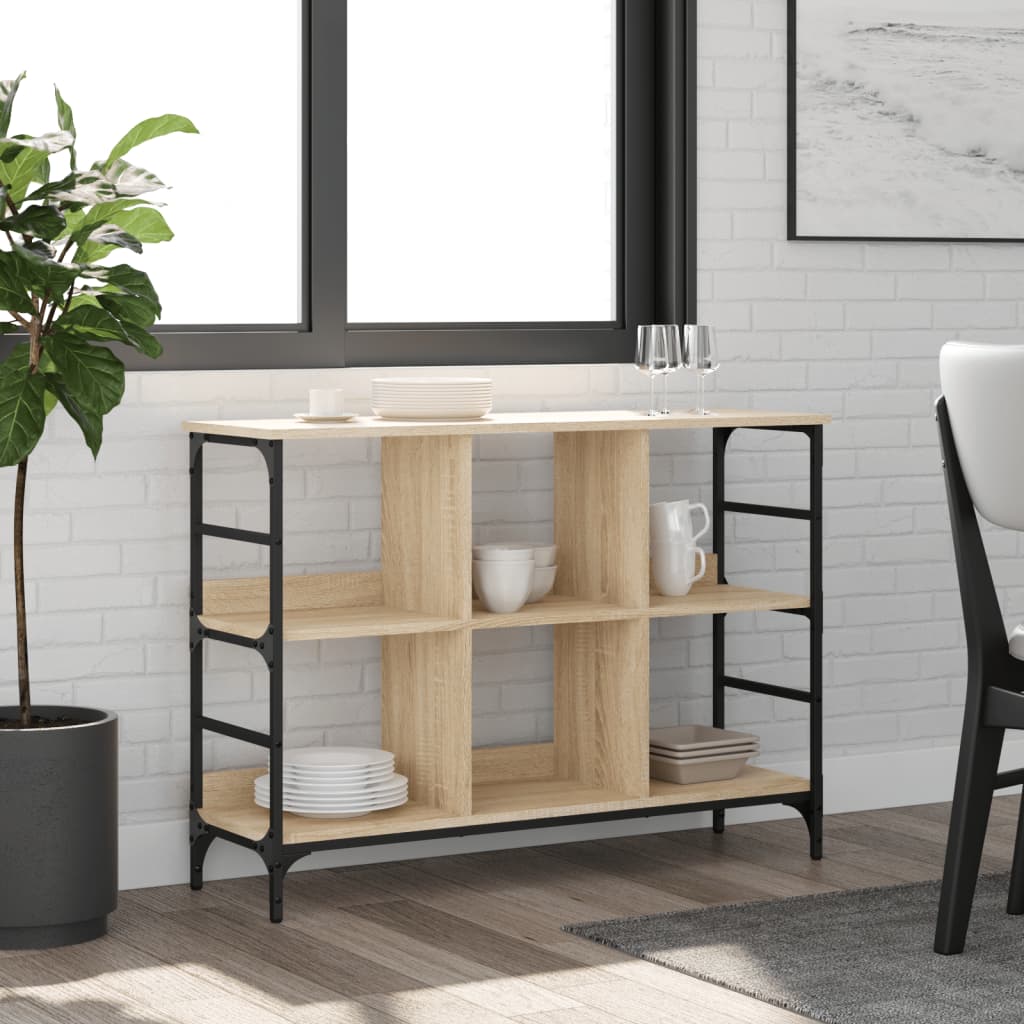 Buffet chêne sonoma 102x32x73,5 cm bois d'ingénierie Buffets & bahuts vidaXL   