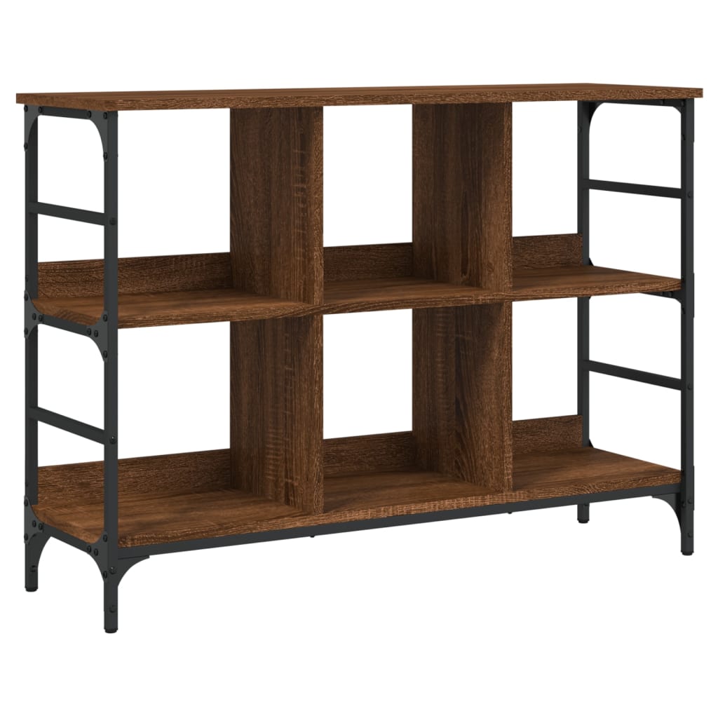 Buffet chêne marron 102x32x73,5 cm bois d'ingénierie Buffets & bahuts vidaXL   