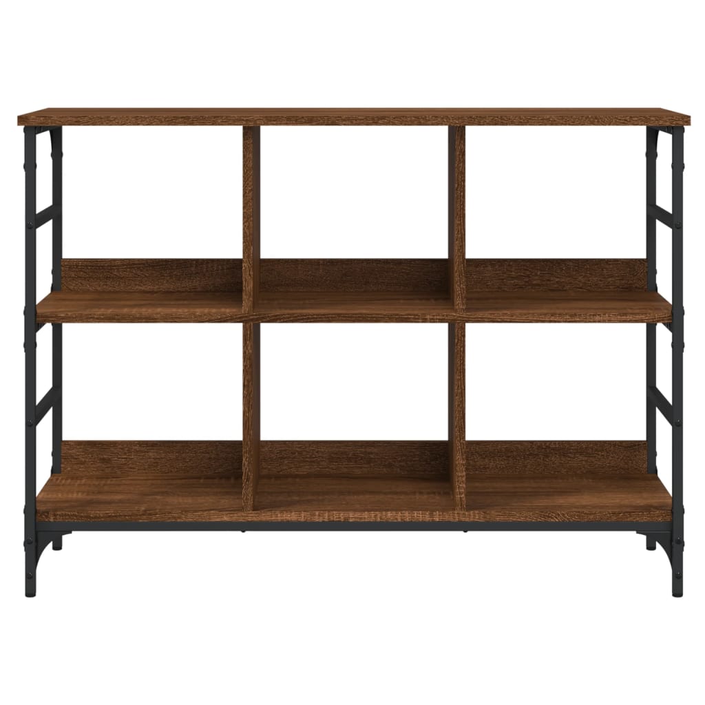 Buffet chêne marron 102x32x73,5 cm bois d'ingénierie Buffets & bahuts vidaXL   