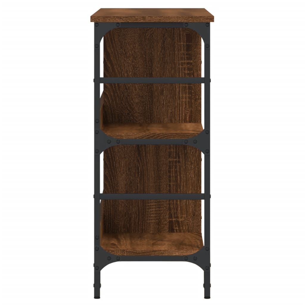 Buffet chêne marron 102x32x73,5 cm bois d'ingénierie Buffets & bahuts vidaXL   
