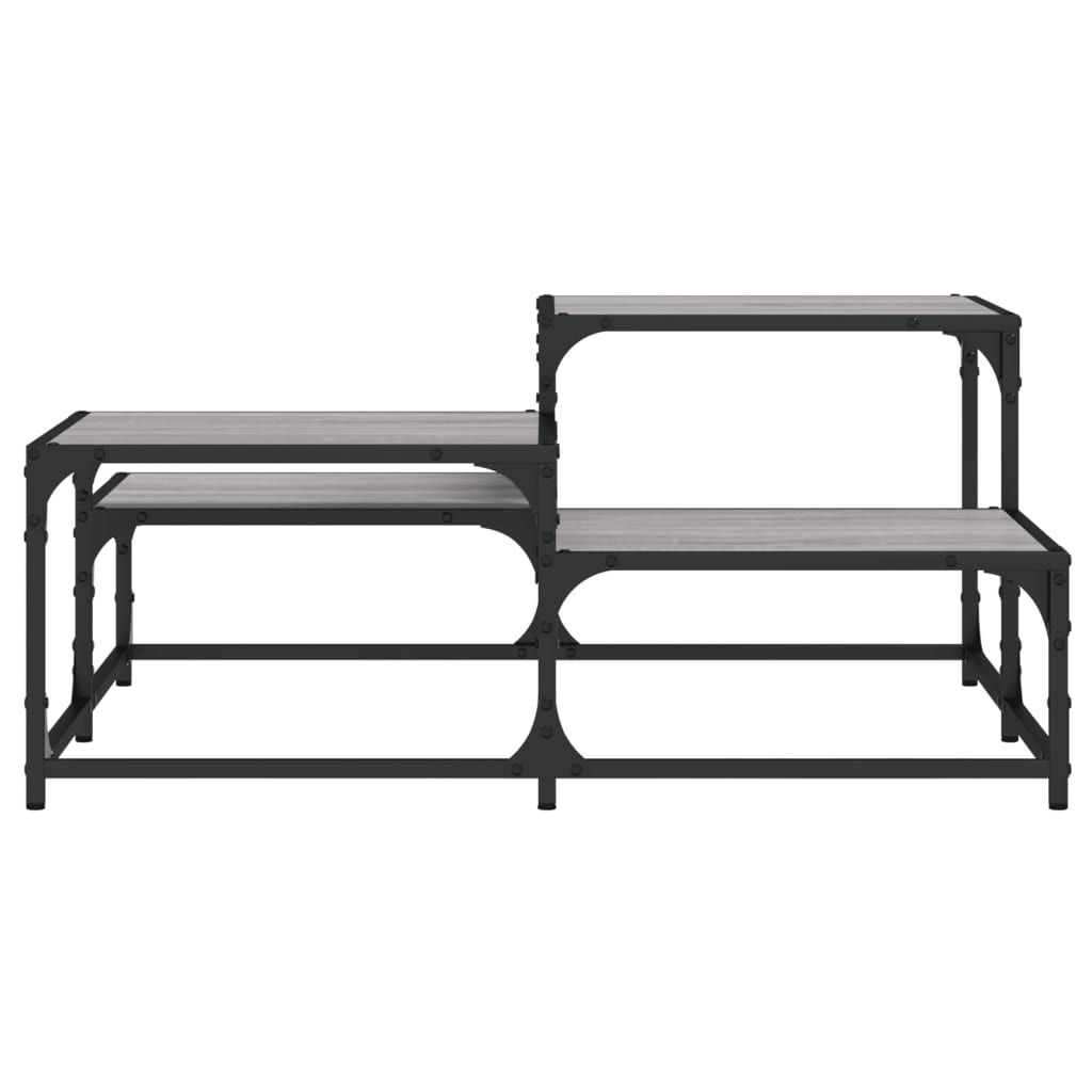 Table basse sonoma gris 87,5x87,5x40 cm bois d'ingénierie Tables basses vidaXL   