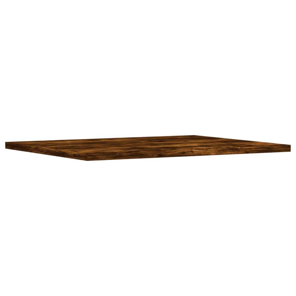 Étagères murales 4 pcs chêne fumé 40x50x1,5cm bois d'ingénierie Étagères vidaXL   