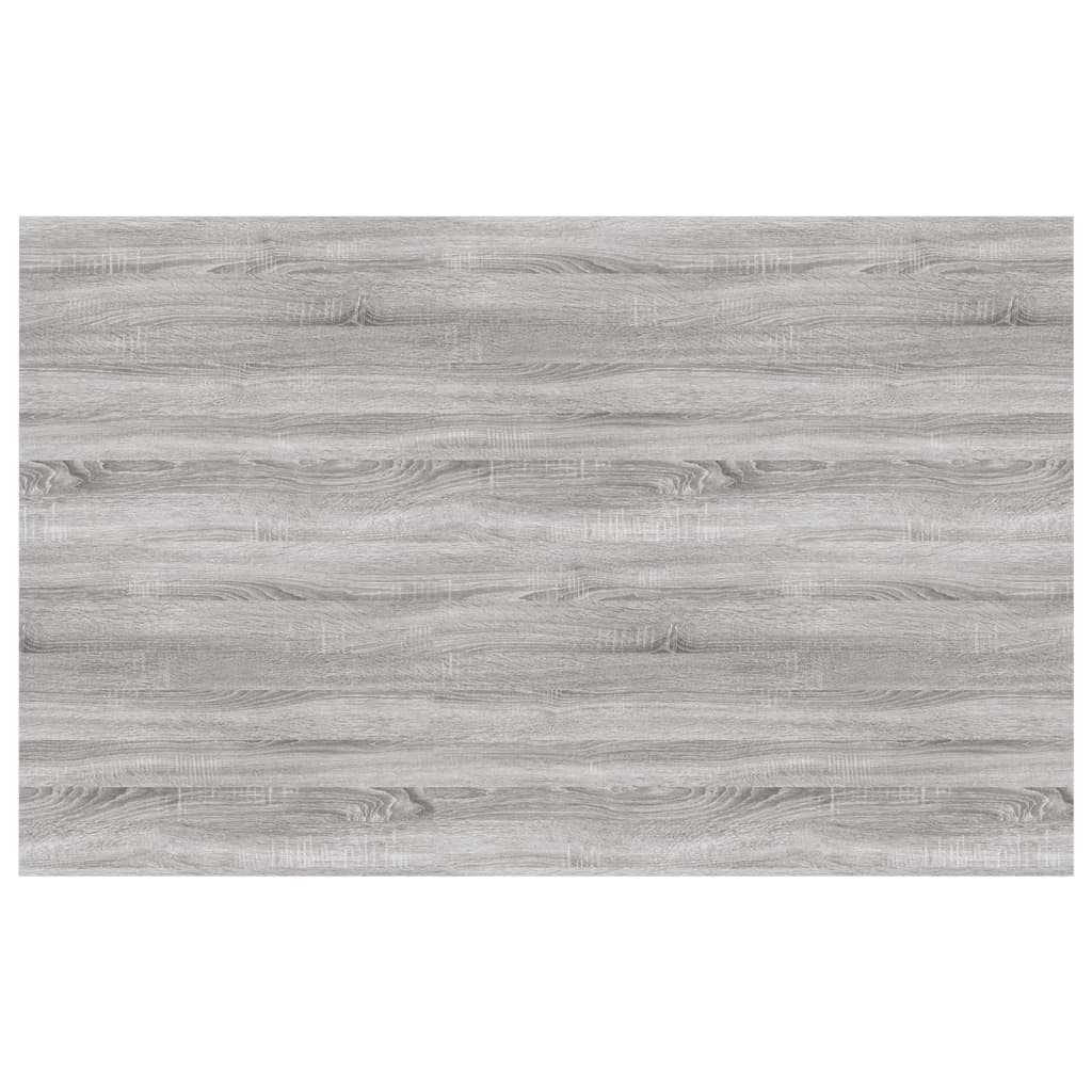 Étagères murales 4 pcs sonoma gris 80x50x1,5 cm bois ingénierie Étagères vidaXL   