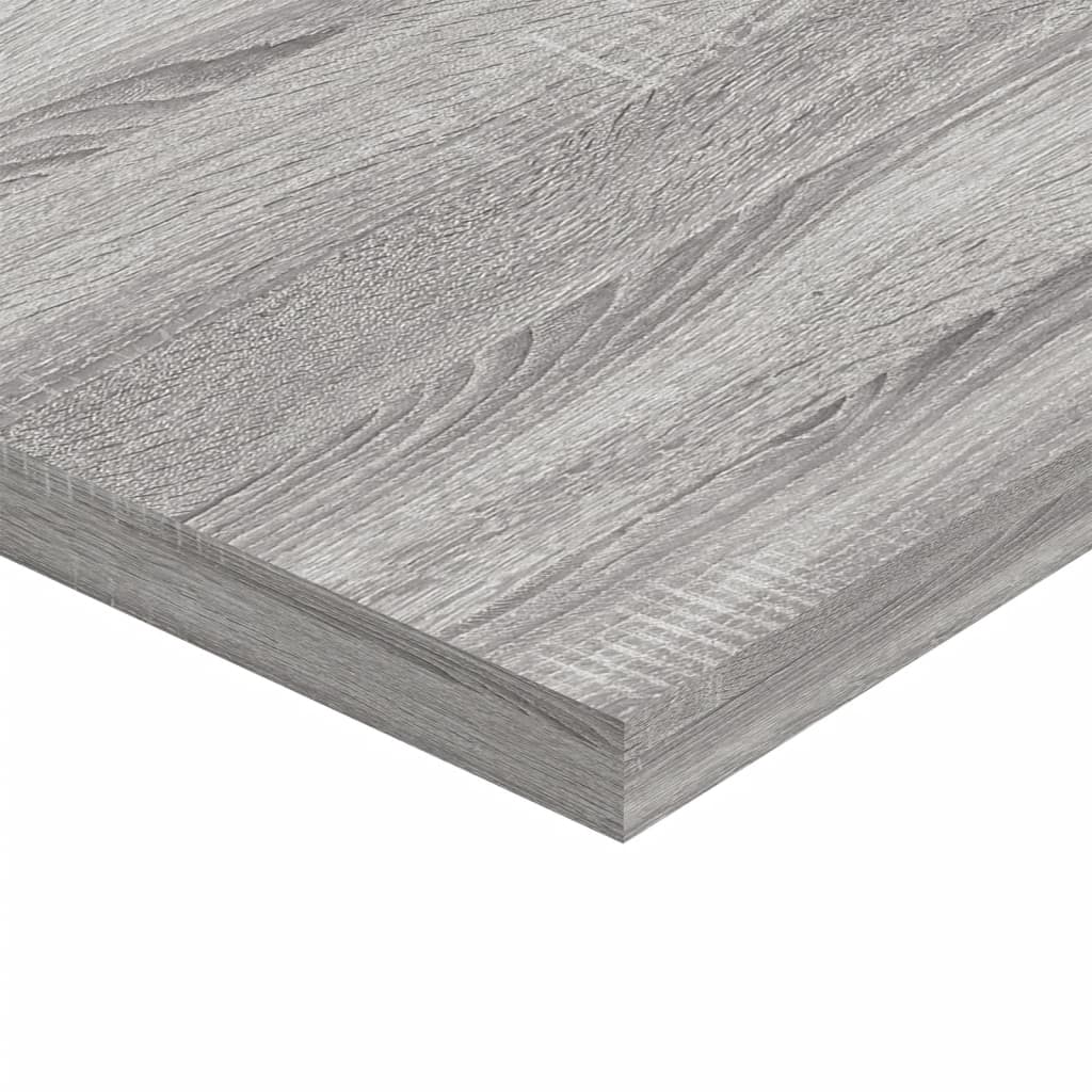 Étagères murales 4 pcs sonoma gris 80x50x1,5 cm bois ingénierie Étagères vidaXL   