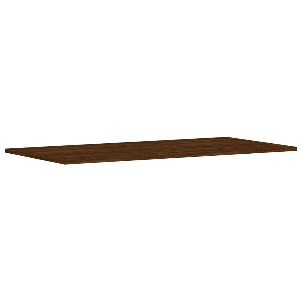 Étagères murales 4pcs chêne marron 100x50x1,5cm bois ingénierie Étagères vidaXL   