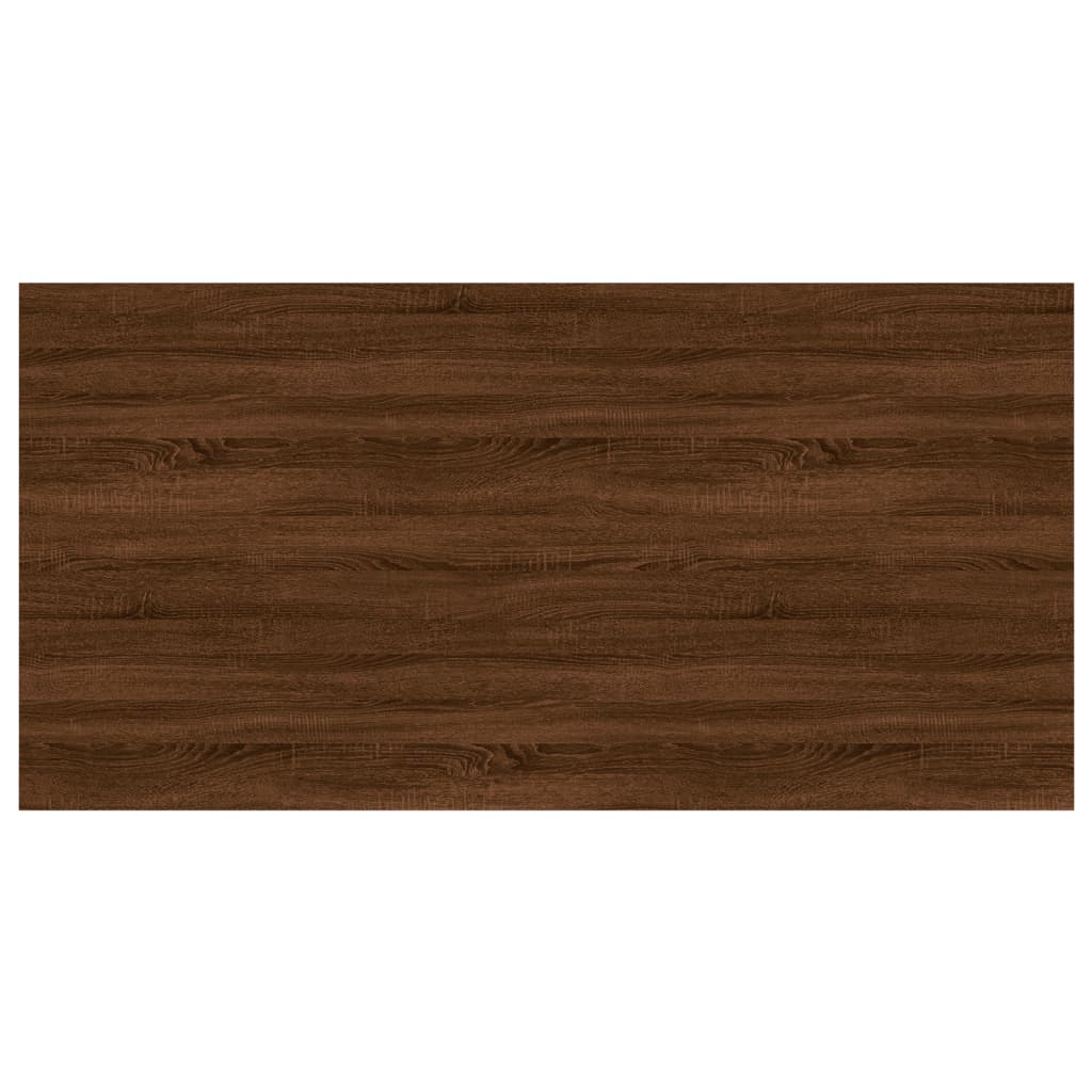 Étagères murales 4pcs chêne marron 100x50x1,5cm bois ingénierie Étagères vidaXL   