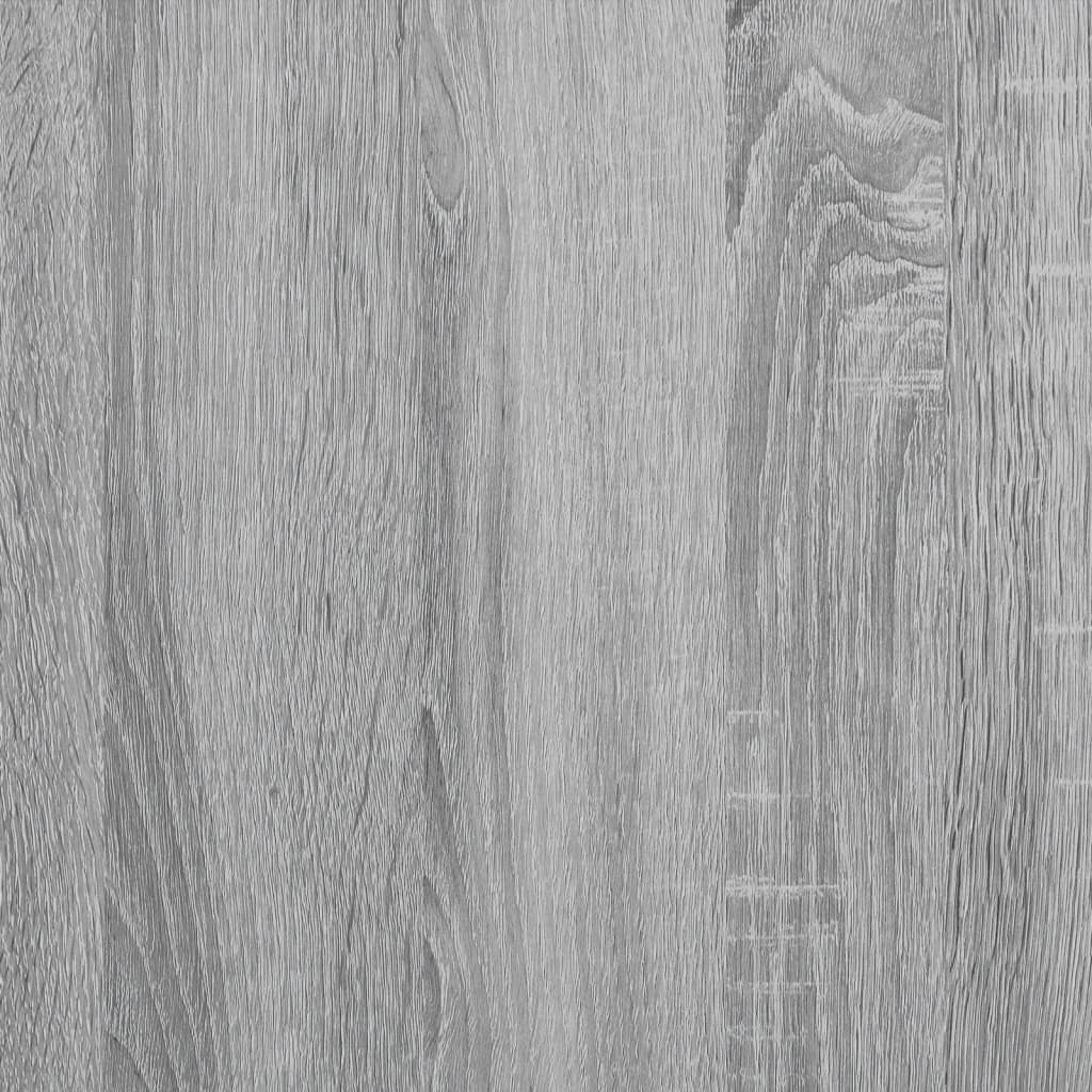 Armoire latérale avec portes en verre sonoma gris 68x37x75,5 cm Buffets & bahuts vidaXL   