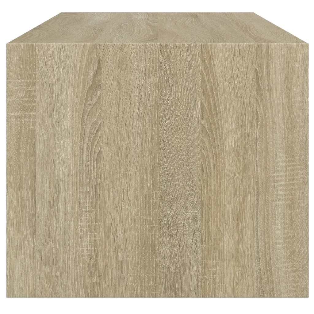 Table basse avec portes en verre chêne sonoma 102x50x42 cm Tables basses vidaXL   
