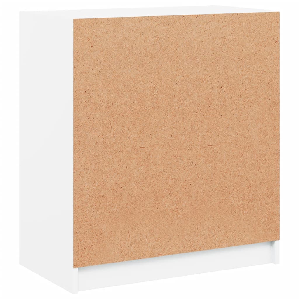 Armoire latérale avec portes en verre blanc 68x37x75,5 cm Buffets & bahuts vidaXL   