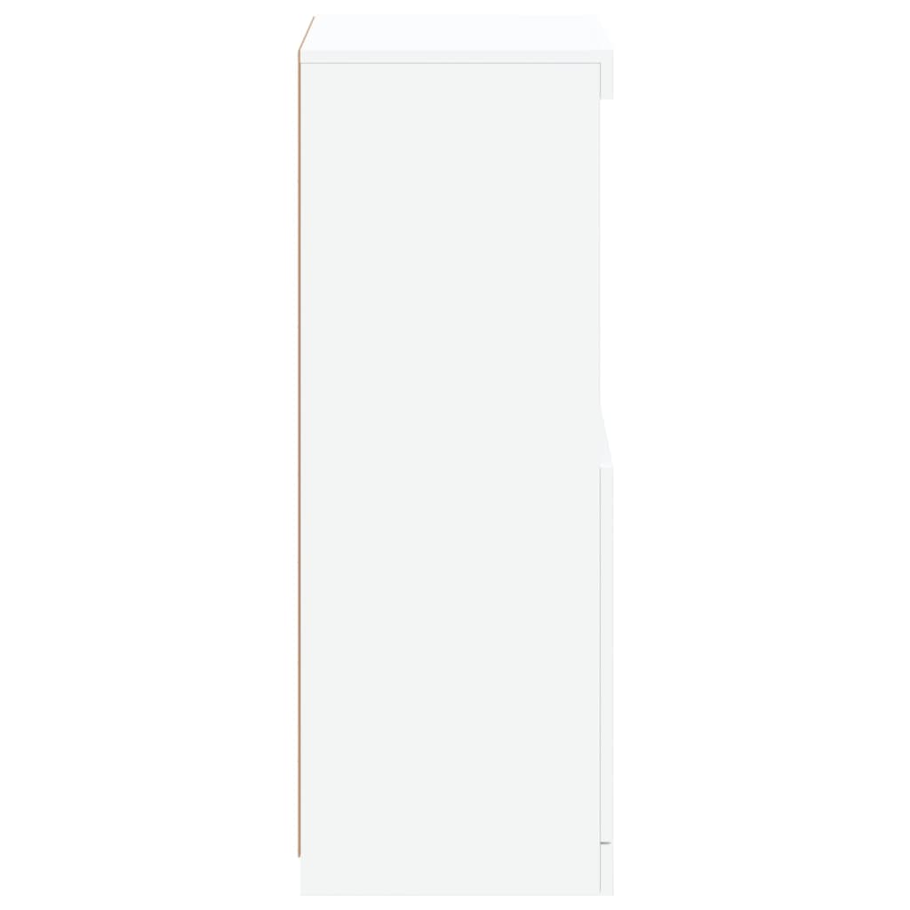Buffet avec lumières LED blanc 41x37x100 cm Buffets & bahuts vidaXL   