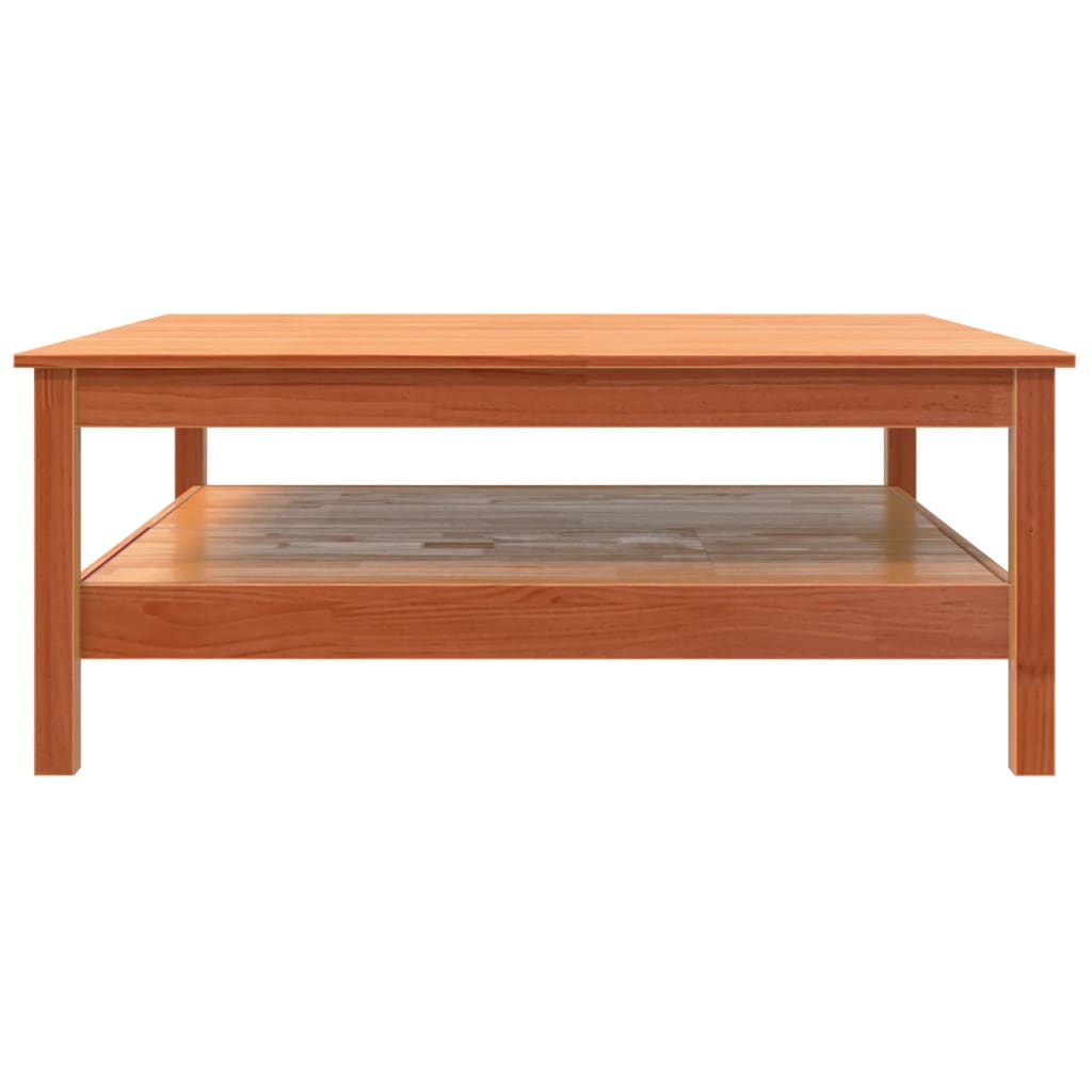 Table basse cire marron 100x100x40 cm bois massif de pin Tables basses vidaXL   