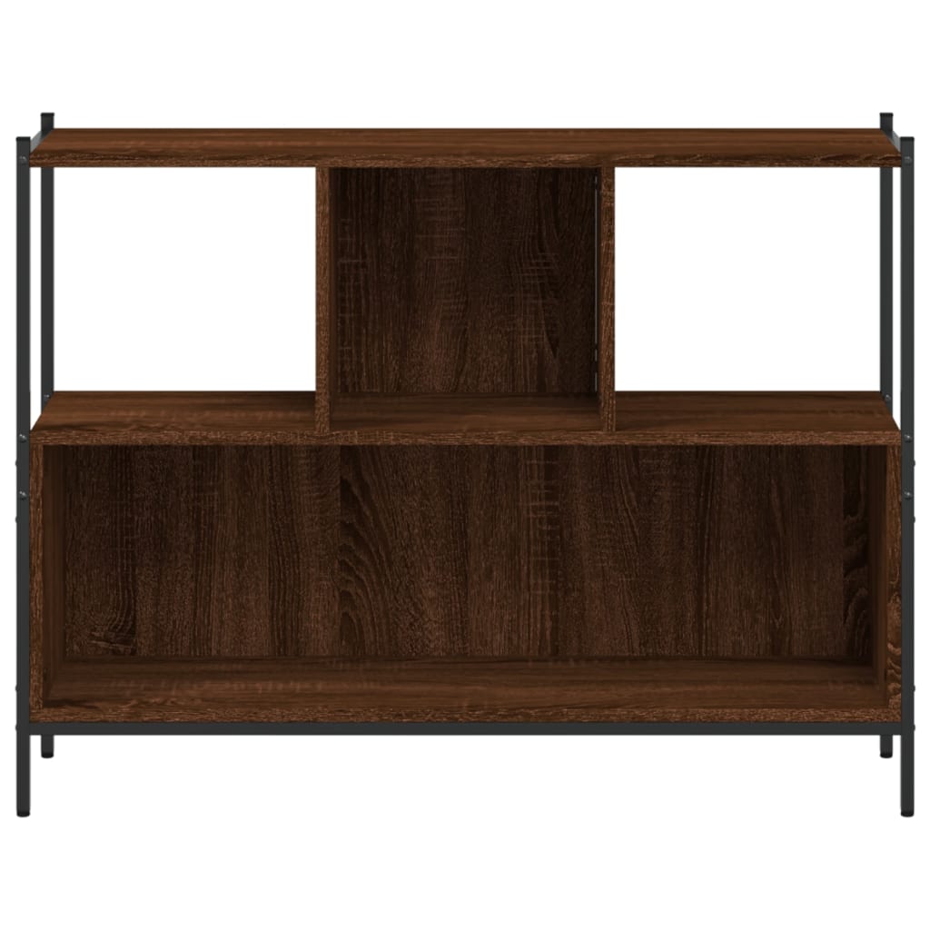 Bibliothèque chêne marron 102x28x77,5 cm bois d'ingénierie Bibliothèques vidaXL   