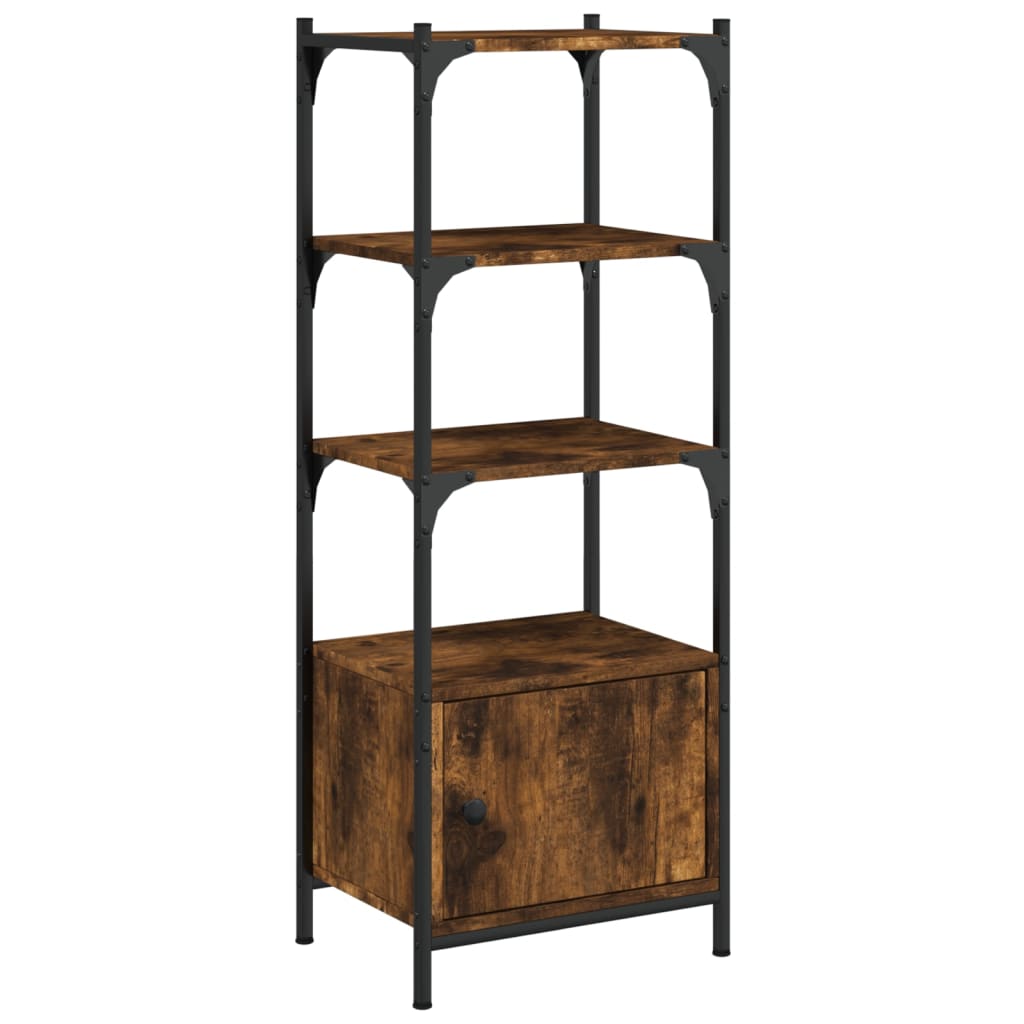 Bibliothèque à 3 niveaux chêne fumé 41x30x109,5 cm Bibliothèques vidaXL   